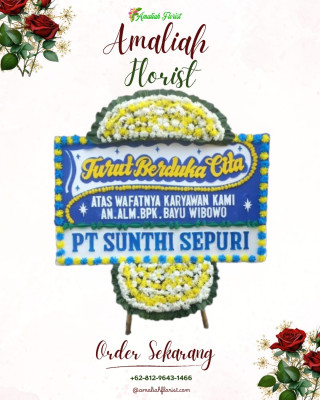 Papan Bunga Duka di Matan Hilir Utara