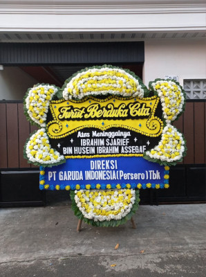 Papan Bunga Duka di Matan Hilir Utara