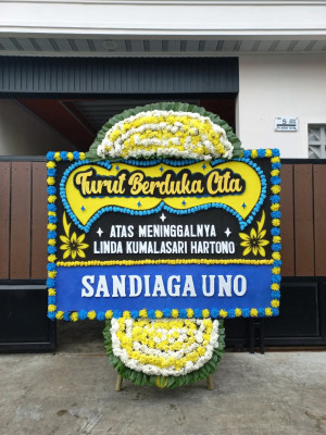 Papan Bunga Duka di Matan Hilir Utara